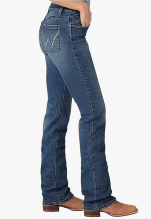 Wrangler CLOTHING-Womens Jeans Wrangler Womens Q-Baby Mid Boot Cut Jean