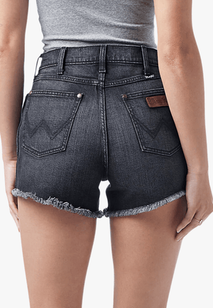 Wrangler CLOTHING-Womens Shorts Wrangler Womens Retro High Rise Denim Shorts