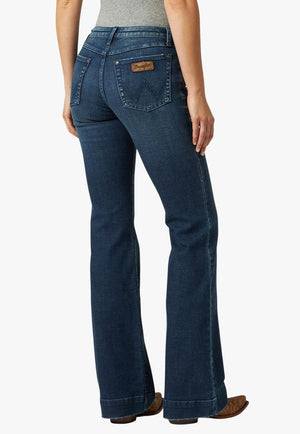 Wrangler CLOTHING-Womens Jeans Wrangler Womens Retro Wide Leg Trouser Jean