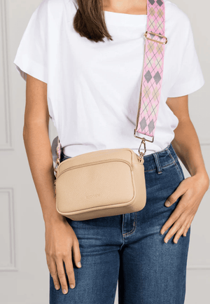Zjoosh ACCESSORIES-Handbags Sand Zjoosh Riley Cross Body Bag