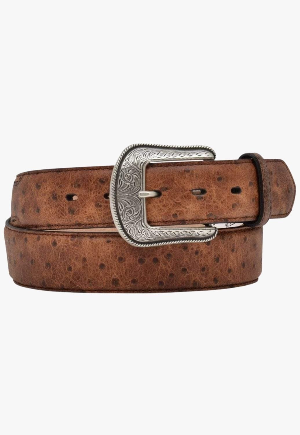 3D Belt Co. CLOTHING-Mens Belts & Braces 3D Mens Vintage Ostrich Belt