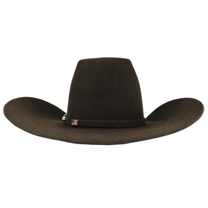 American Hat Company HATS - Felt American Hat 10X UN Crown Hat Self Band