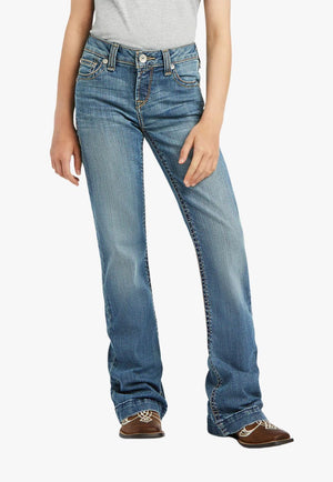 Ariat CLOTHING-Girls Jeans Ariat Girls REAL Alana Wide Leg Jean
