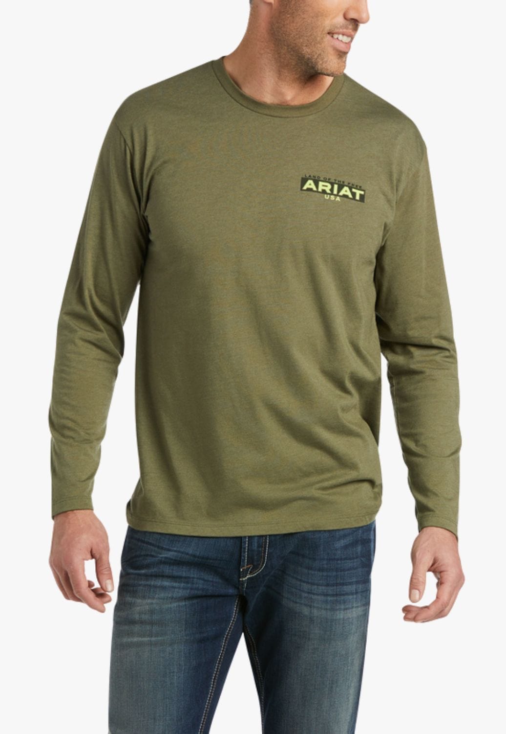 Ariat CLOTHING-MensT-Shirts Ariat Mens Ariat Land Longsleeve T-Shirt