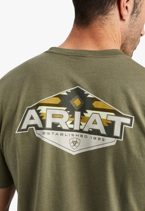 Ariat CLOTHING-MensT-Shirts Ariat Mens Hexafill T-Shirt