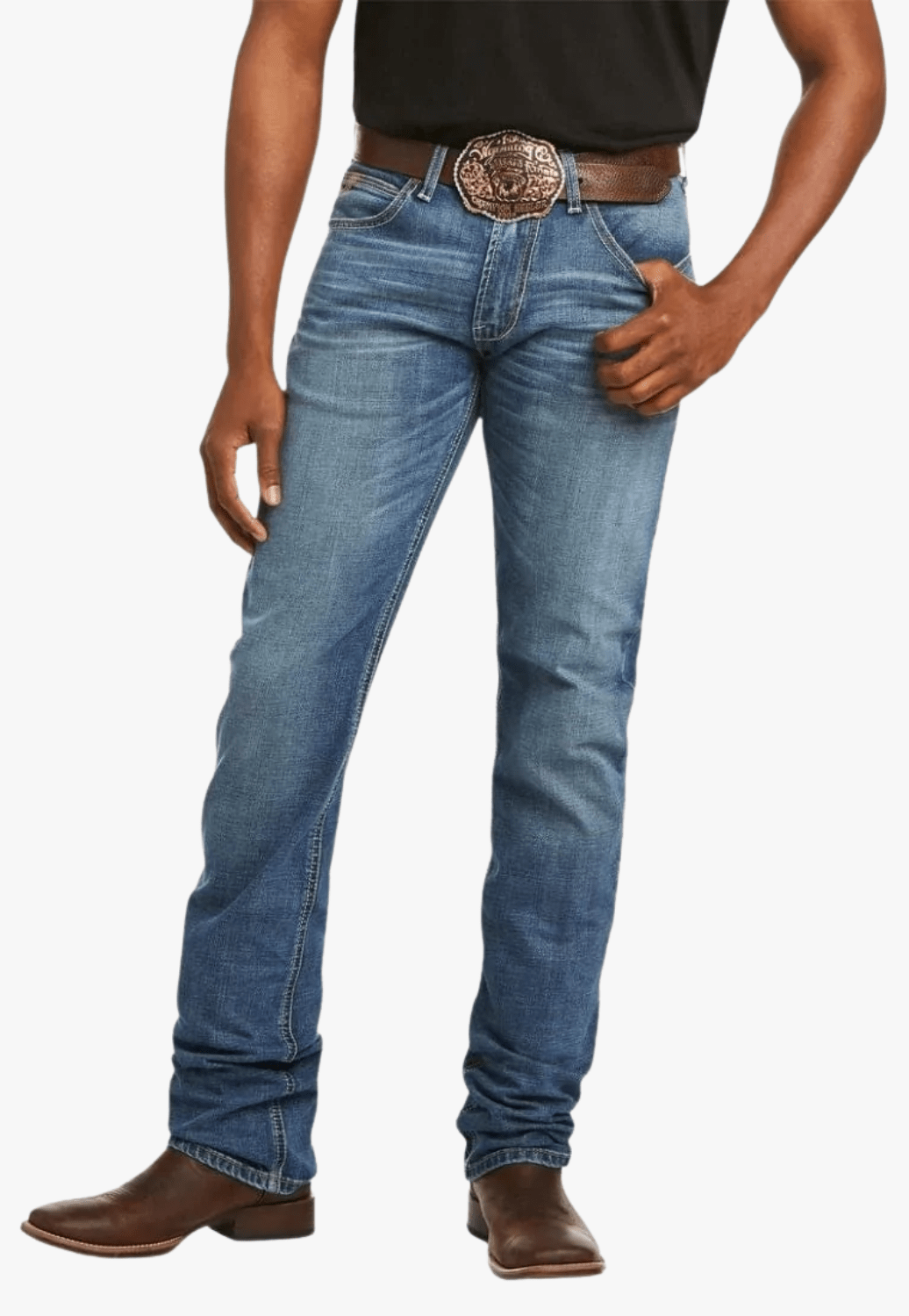 Ariat CLOTHING-Mens Jeans Ariat Mens M4 Low Rise Straight Jean