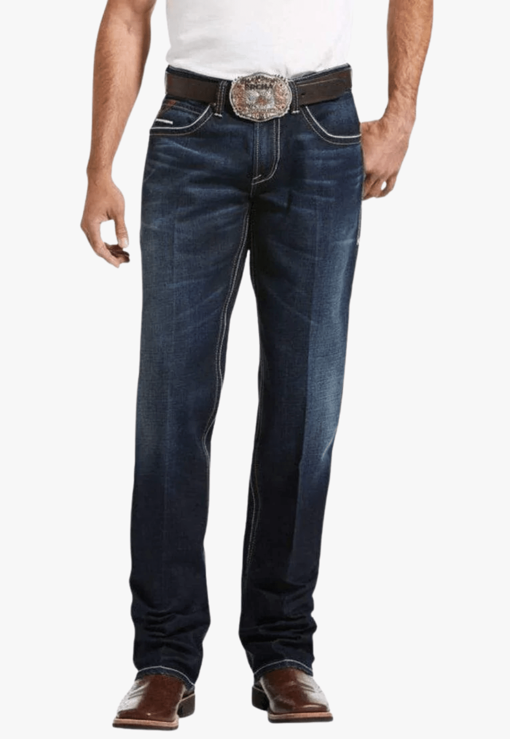 Ariat CLOTHING-Mens Jeans Ariat Mens M4 Madoc Straight Jean