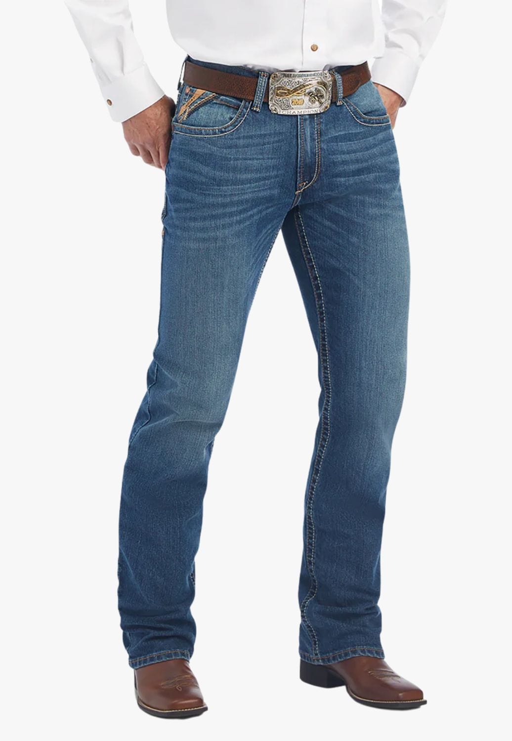 Ariat CLOTHING-Mens Jeans Ariat Mens M4 Ramos Relaxed Bootcut Jean
