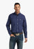 Ariat CLOTHING-Mens Long Sleeve Shirts Ariat Mens Pro Series Caspian Stretch Fitted Long Sleeve Shirt