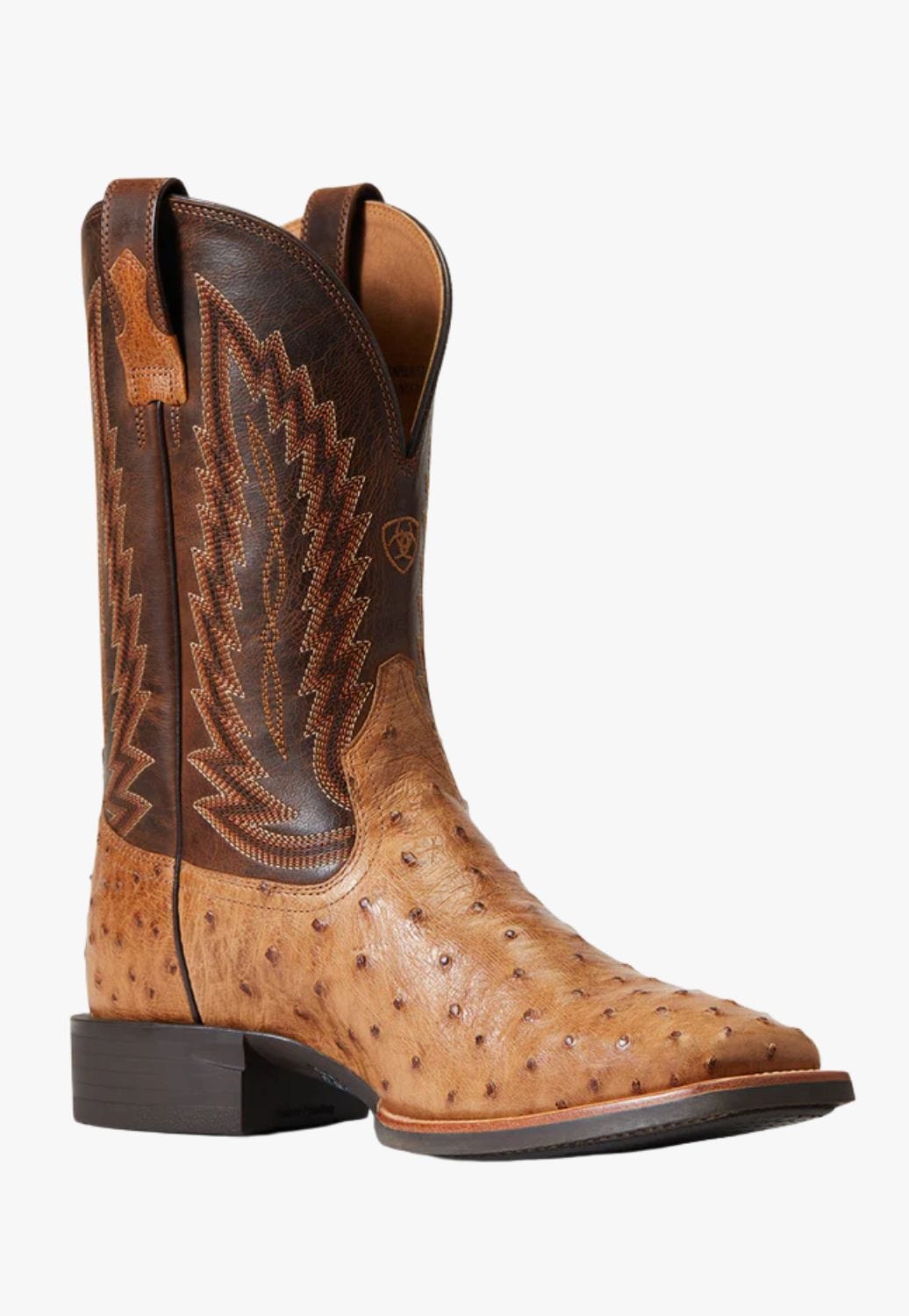 Ariat full quill ostrich boots on sale