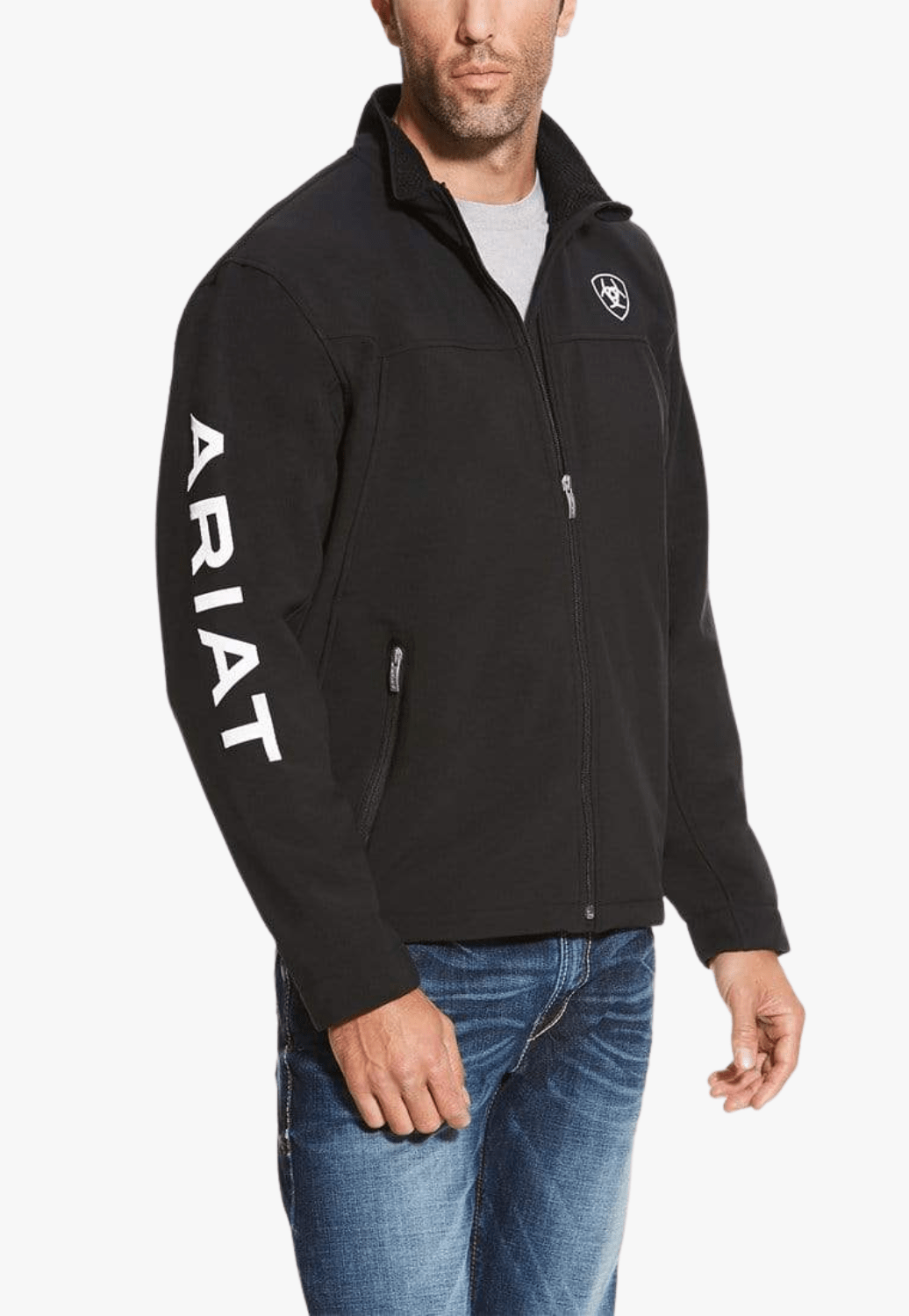Ariat CLOTHING-Mens Jackets Ariat Mens Team Logo Softshell Jacket
