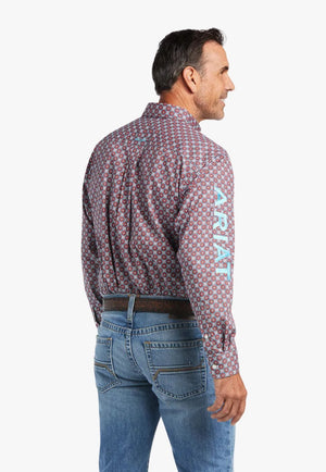 Ariat CLOTHING-Mens Long Sleeve Shirts Ariat Mens Team Paxton Stretch Long Sleeve Shirt