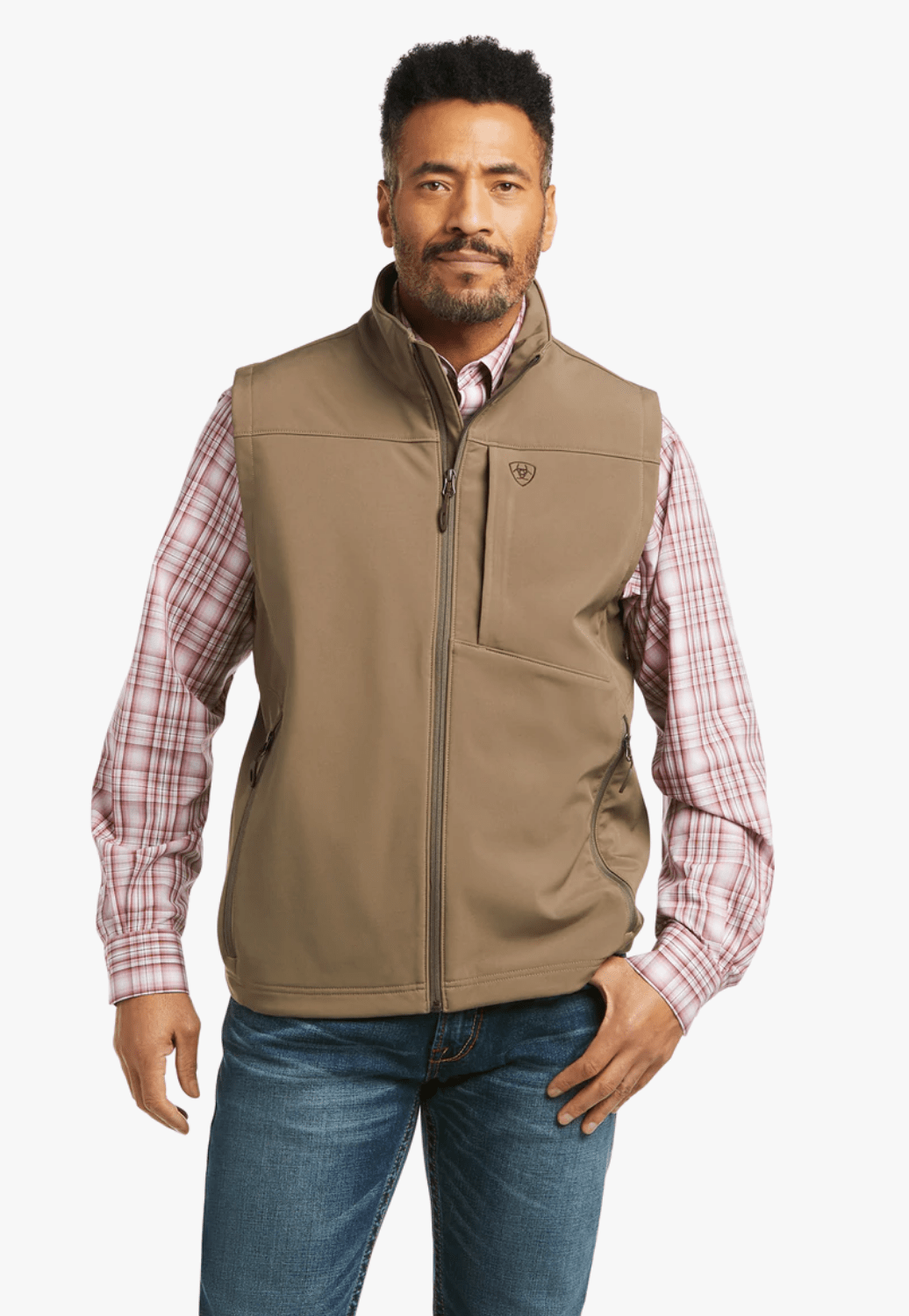 Ariat CLOTHING-Mens Vests Ariat Mens Vernon 2.0 Softshell Vest