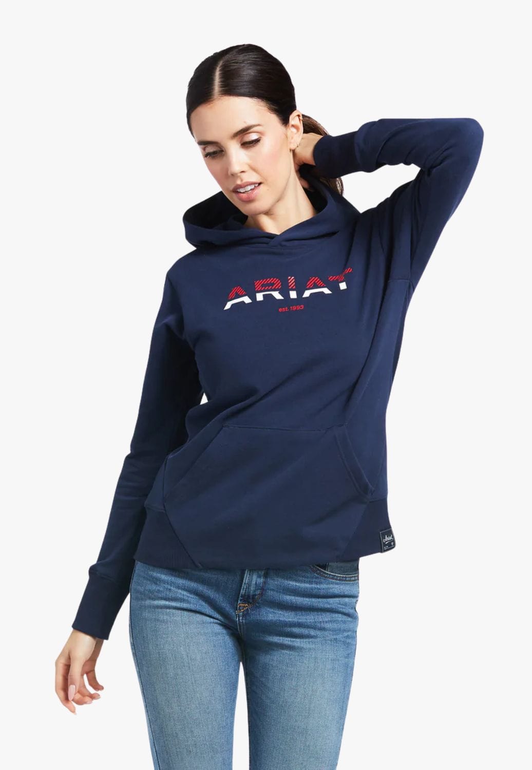 Ariat CLOTHING-Womens Pullovers Ariat Womens 3D Logo 2.0 Hoodie