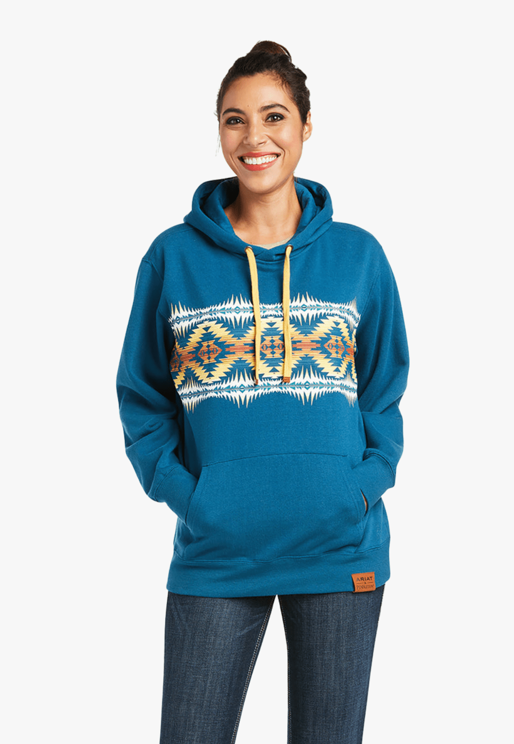 Ariat CLOTHING-Womens Pullovers Ariat Womens Pendleton Hoodie