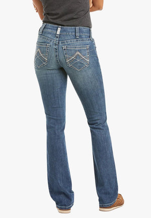 Ariat CLOTHING-Womens Jeans Ariat Womens R.E.A.L Straight Icon Jean