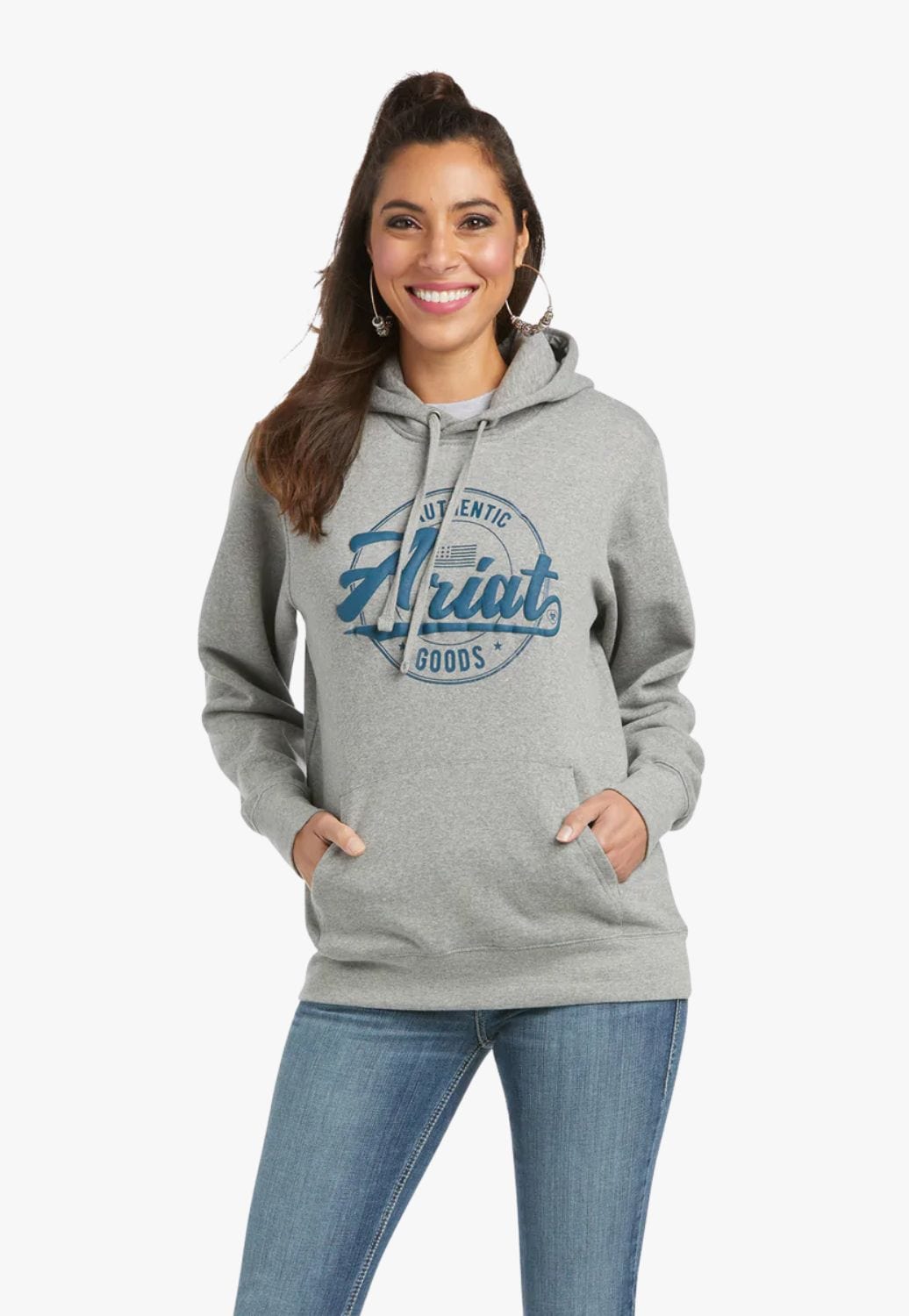 Ariat CLOTHING-Womens Pullovers Ariat Womens REAL Hoodie