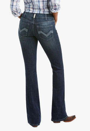 Ariat CLOTHING-Womens Jeans Ariat Womens REAL Mid Rise Boot Cut Jean