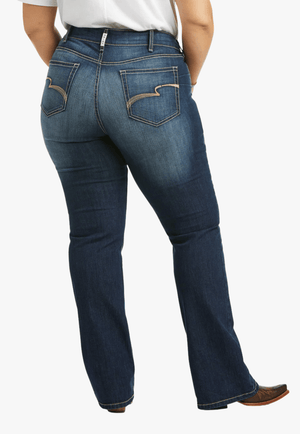 Ariat CLOTHING-Womens Jeans Ariat Womens REAL Mid Rise Boot Cut Jean