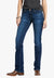 Ariat CLOTHING-Womens Jeans Ariat Womens REAL Mid Rise Straight Cut Jean