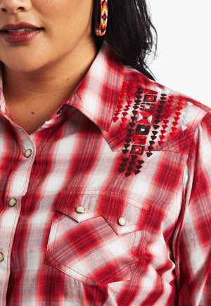 Ariat CLOTHING-Womens Long Sleeve Shirts Ariat Womens REAL Ruby Long Sleeve Shirt