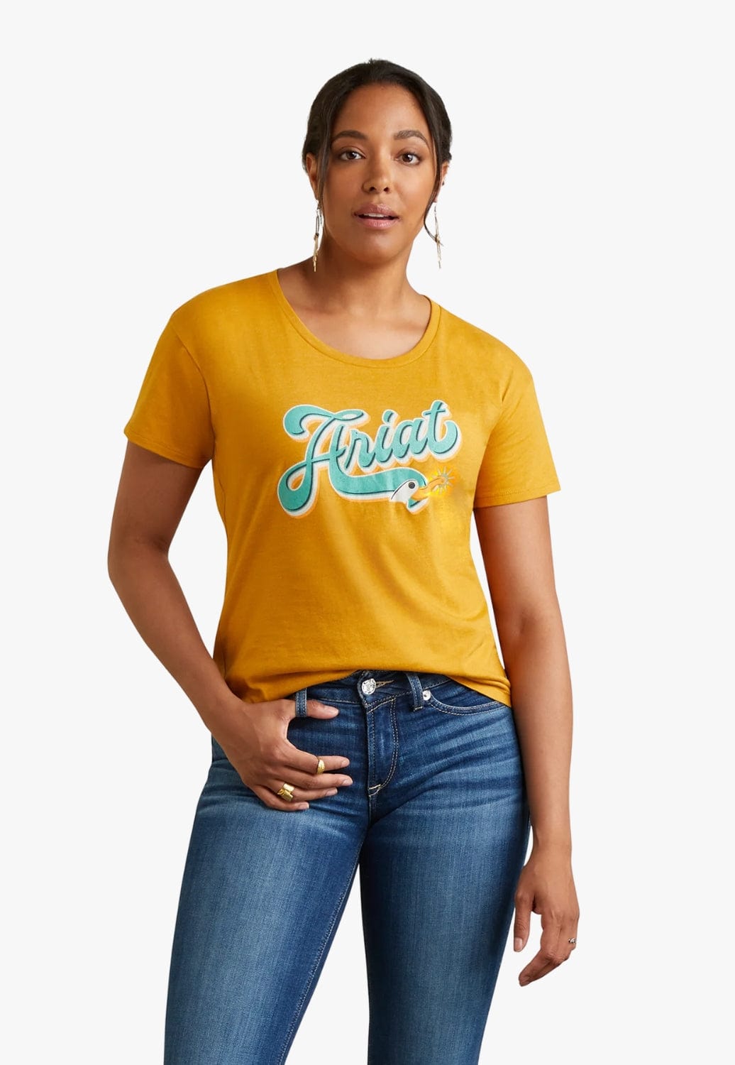 Ariat CLOTHING-WomensT-Shirts Ariat Womens Spur Script T-Shirt