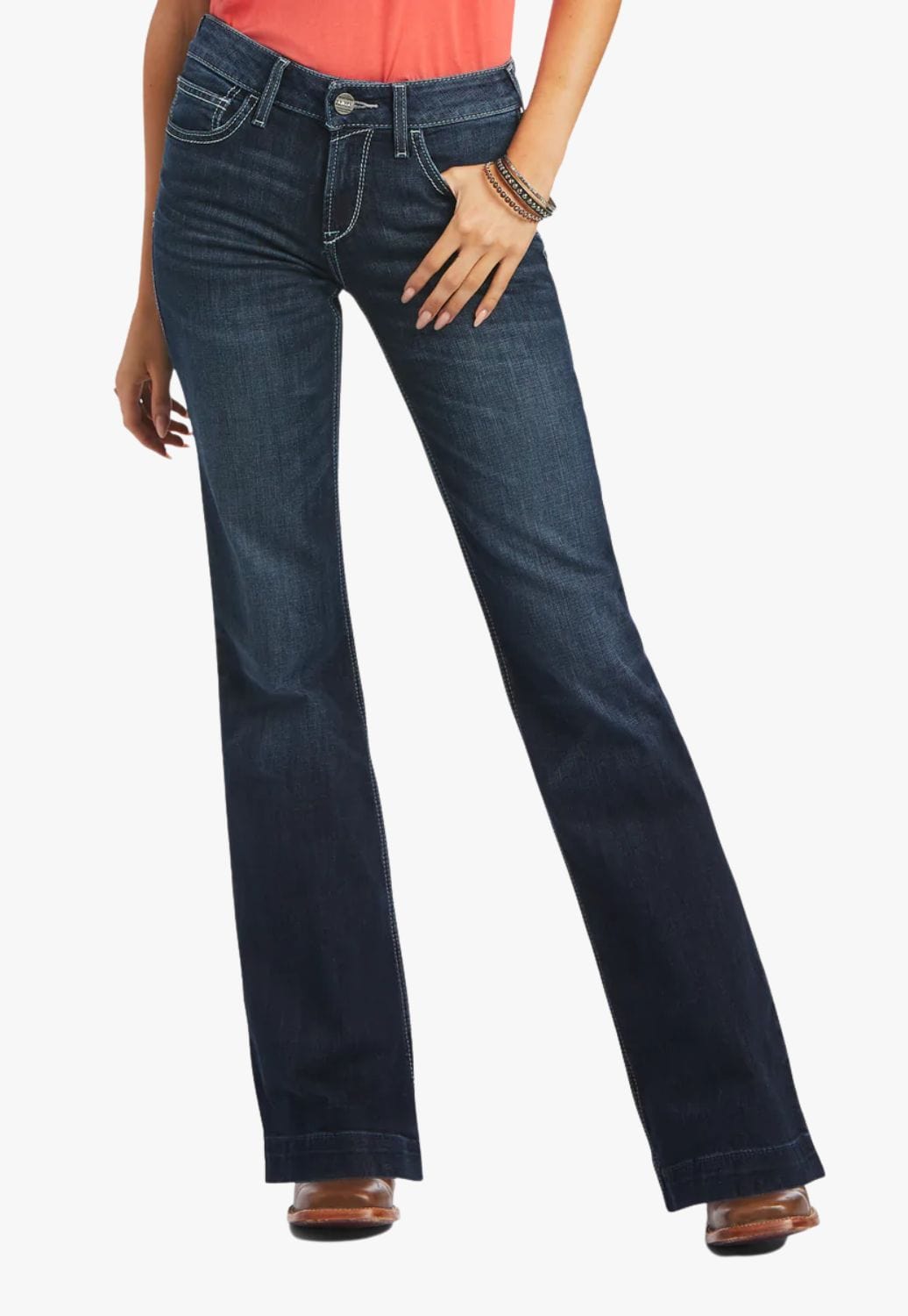 Ariat CLOTHING-Womens Jeans Ariat Womens Trouser Perfect Ride Aisha Wide Leg Jean