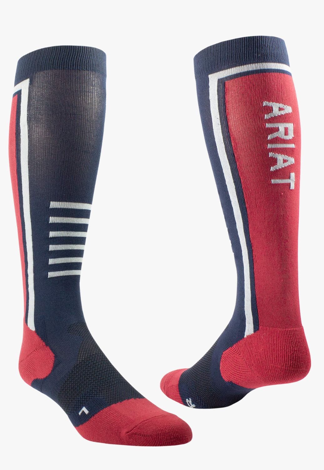 Ariat ACCESSORIES-Socks OSFA / Navy/Red AriatTEK Slimline Performance Sock