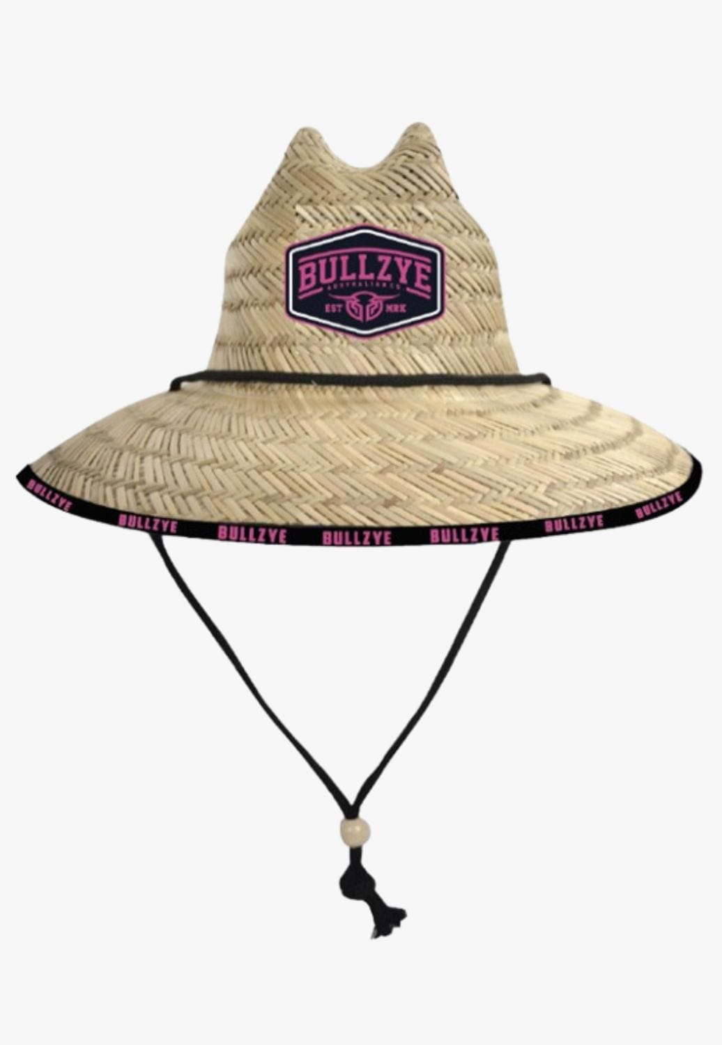 Bullzye HATS - Straw Bullzye Adults Blazin Straw Hat