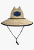 Bullzye HATS - Straw Bullzye Adults Blazin Straw Hat