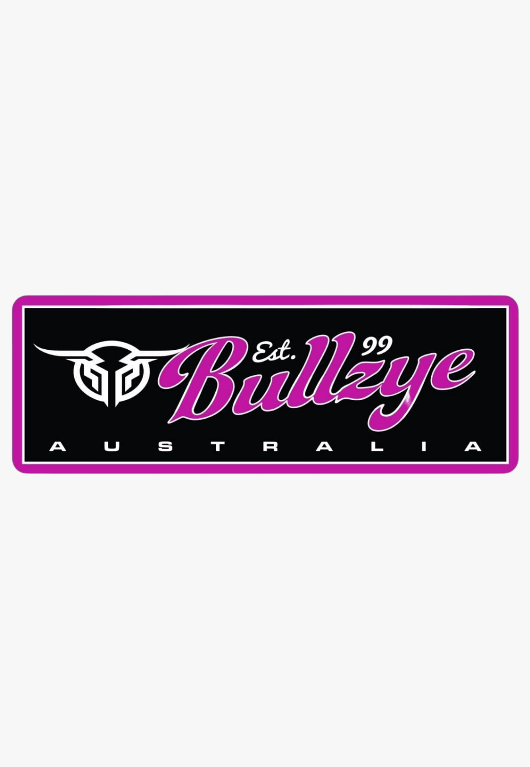 Bullzye ACCESSORIES-General Pink Bullzye Metal Sign