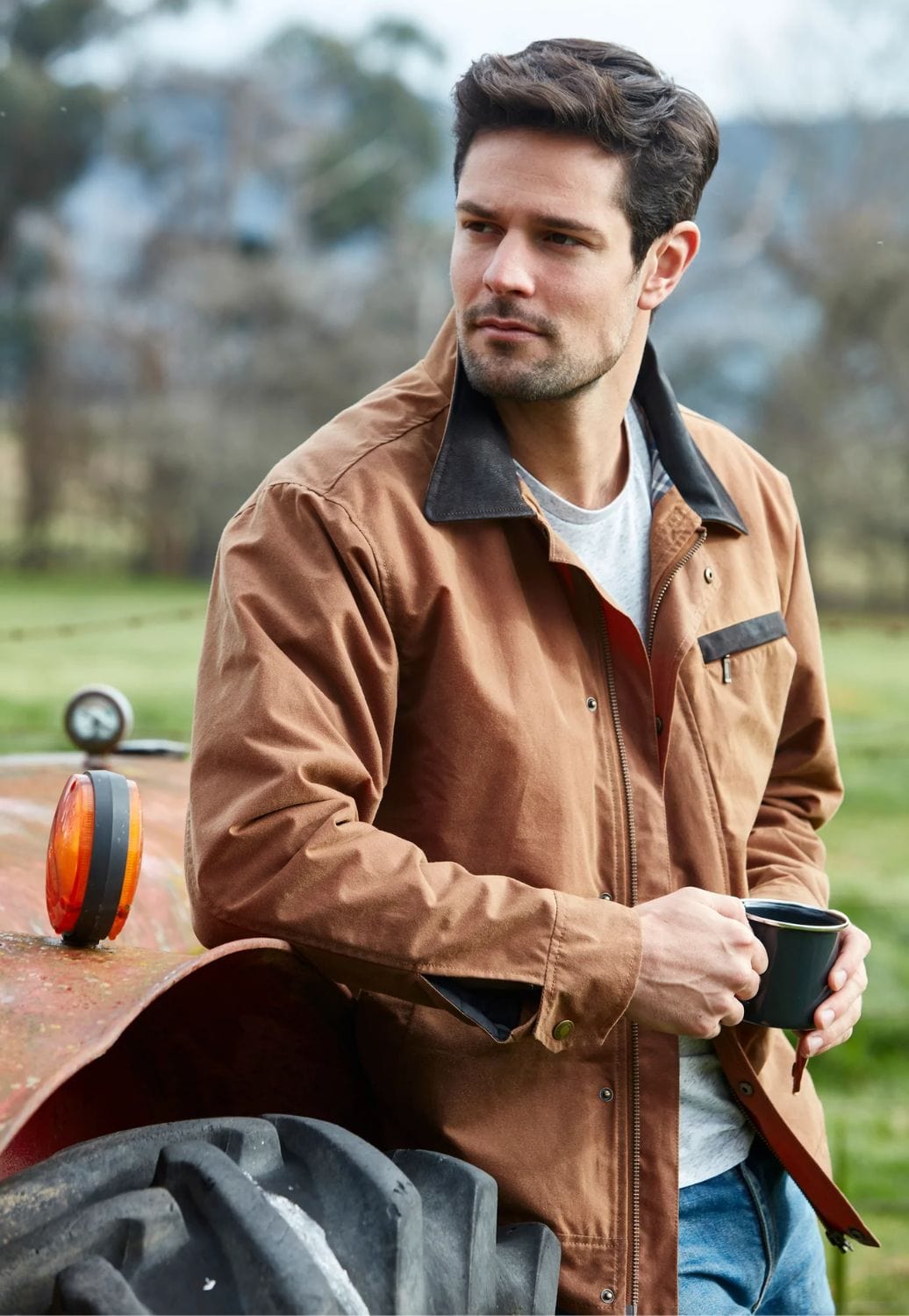 Burke and Wills CLOTHING-Mens Jackets Burke and Wills Swan Hill Bomber Jacket