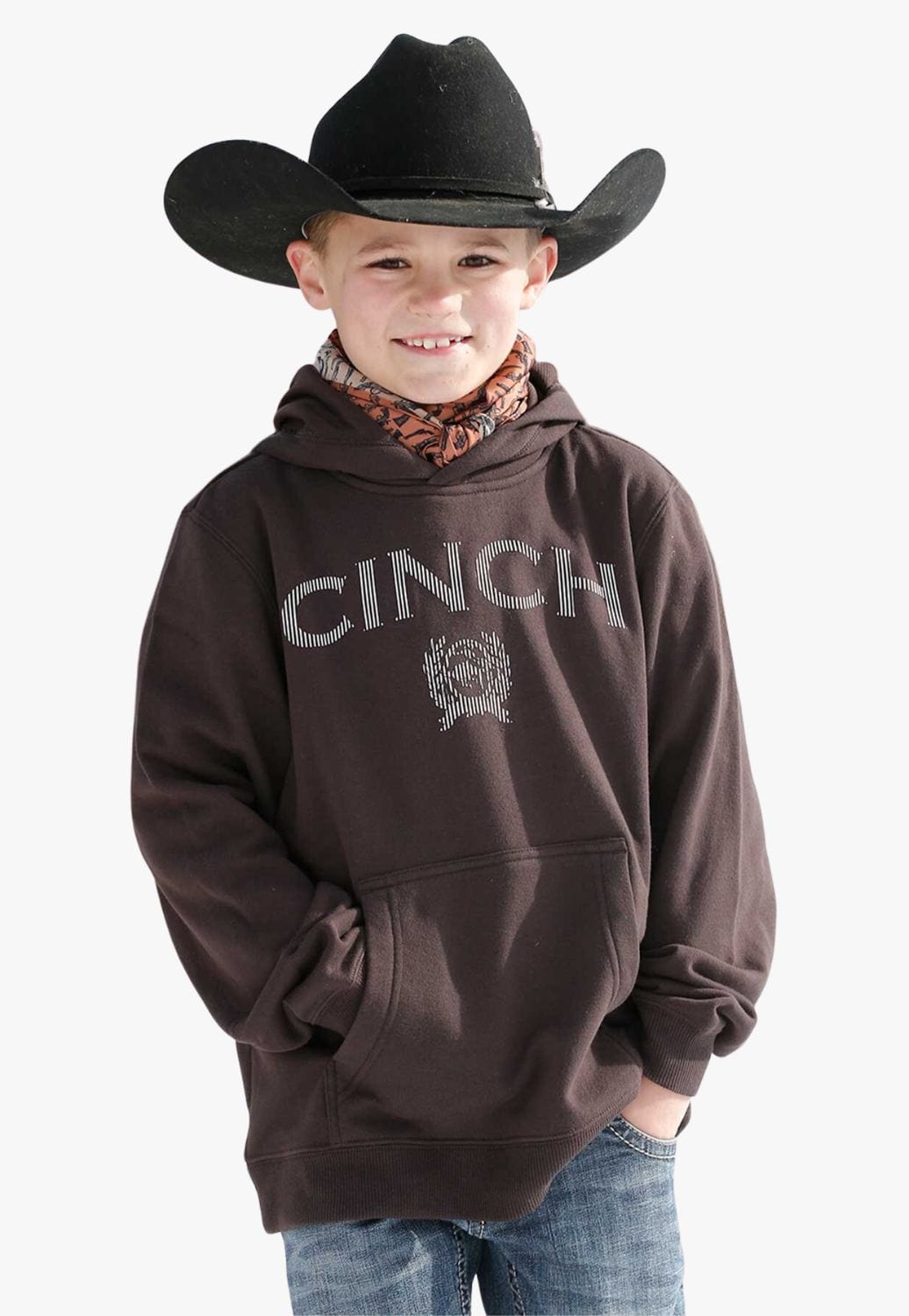 Cinch CLOTHING-Boys Pullovers Cinch Boys Logo Pullover Hoodie