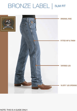 Cinch CLOTHING-Mens Jeans Cinch Mens Bronze Label Slim Fit Jean MB90532002