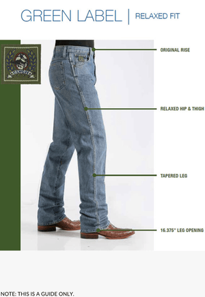 Cinch CLOTHING-Mens Jeans Cinch Mens Green Label Relaxed Fit Jean MB90530002
