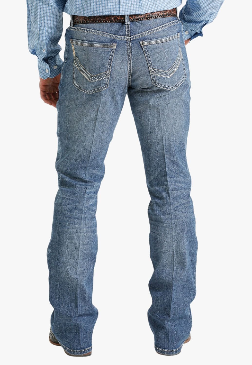 Cinch Men's Ian Slim Fit Mid Rise Bootcut Jeans