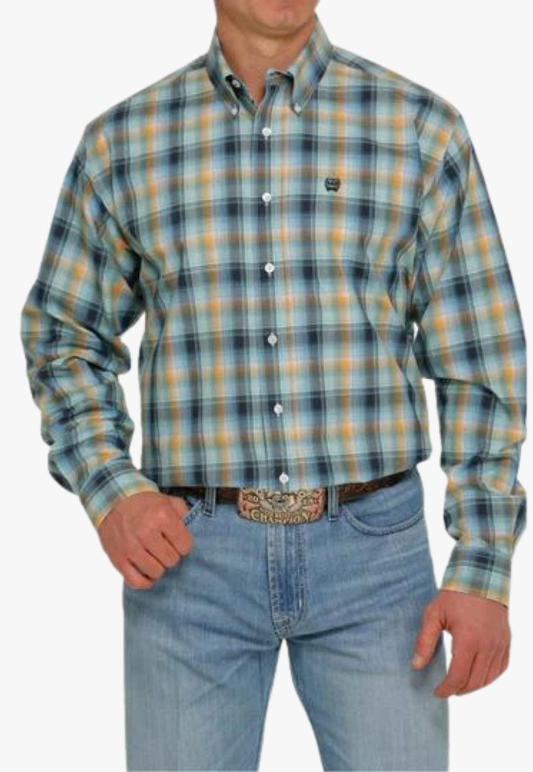 Cinch CLOTHING-Mens Long Sleeve Shirts Cinch Mens Long Sleeve Shirt