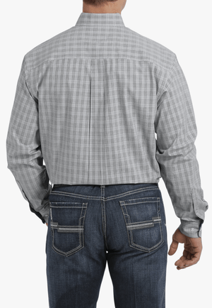 Cinch CLOTHING-Mens Long Sleeve Shirts Cinch Mens Plaid Long Sleeve Shirt