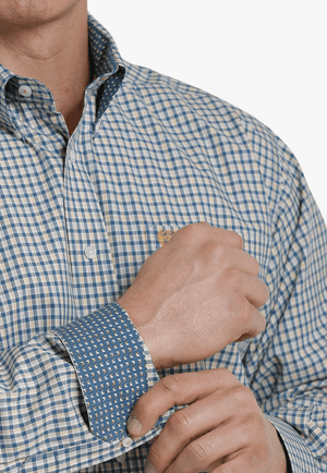 Cinch CLOTHING-Mens Long Sleeve Shirts Cinch Mens Western Long Sleeve Shirt