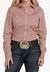 Cinch CLOTHING-Womens Long Sleeve Shirts Cinch Womens Geometric Long Sleeve Shirt