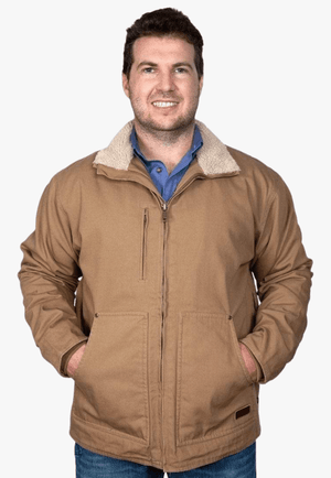 Just Country CLOTHING-Mens Jackets Just Country Mens Diamantina Sherpa Jacket