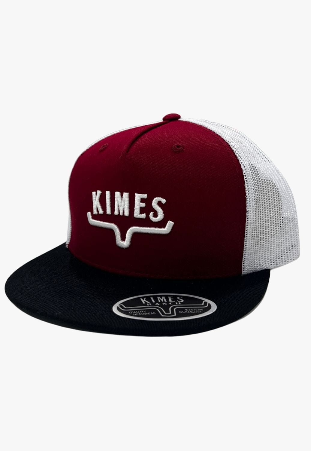 Kimes Ranch HATS - Caps Dark Red Kimes Huxton Trucker Cap