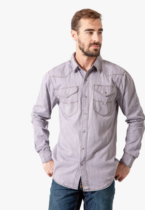 Kimes Ranch CLOTHING-Mens Long Sleeve Shirts Kimes Ranch Mens Grimes Long Sleeve Shirt