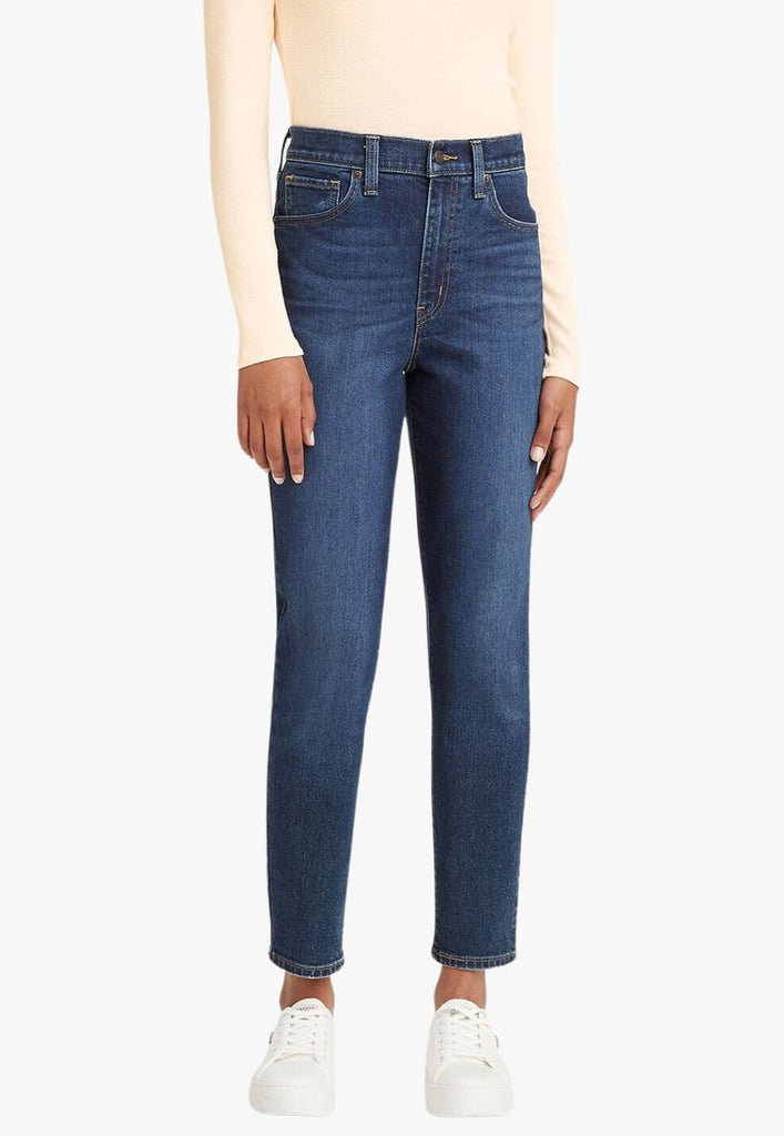 Levi's High-Waisted Mom Jeans In Indigo