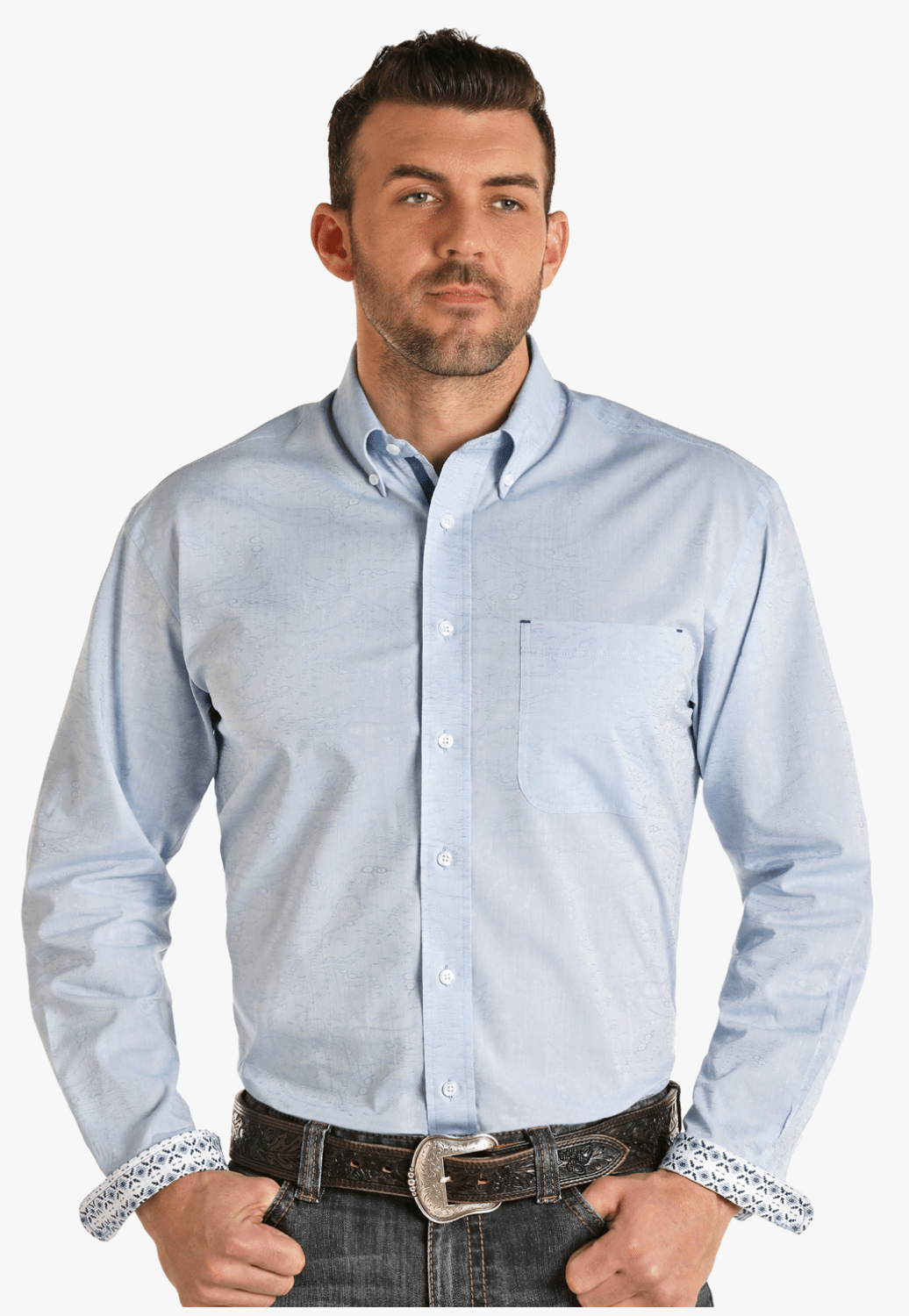 Panhandle CLOTHING-Mens Long Sleeve Shirts Panhandle Mens Long Sleeve Shirt