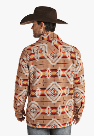 Powder River CLOTHING-Mens Jackets Powder River Mens Aztec Jacket