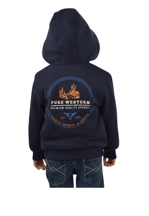 Pure Western CLOTHING-Boys Pullovers Pure Western Boys McQuarie Hoodie