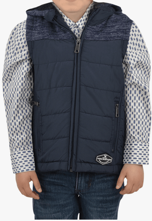 Pure Western CLOTHING-Boys Jackets Pure Western Boys Morrison Puffer Vest
