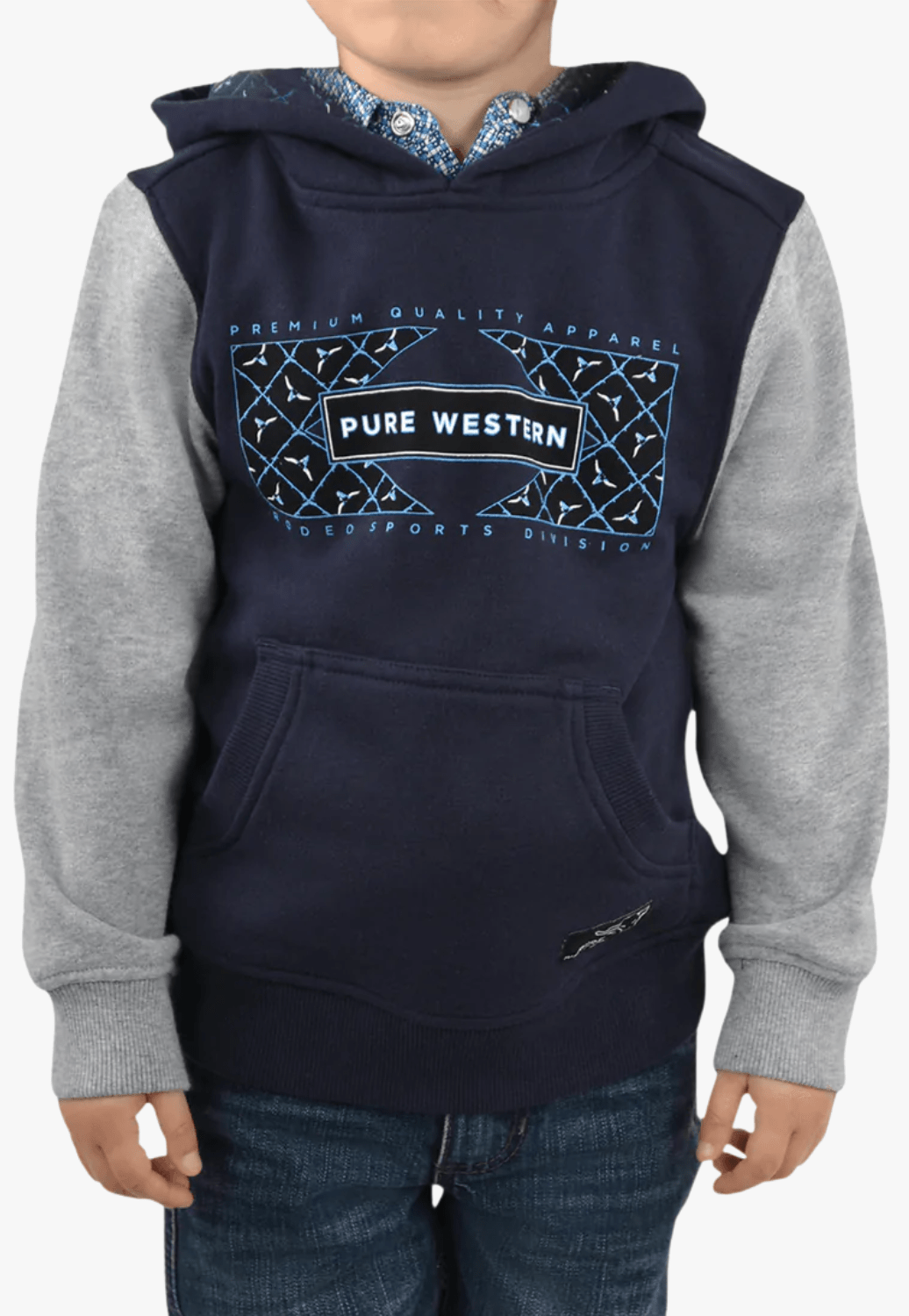 Pure Western CLOTHING-Boys Pullovers Pure Western Boys Oakville Hoodie