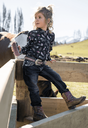 Pure Western CLOTHING-Girls Jeans Pure Western Girls Anjelica Jean